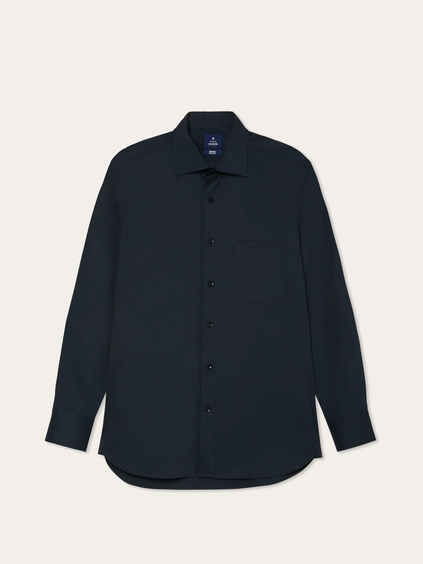 Camisa Travel Regular Fit em Algodão com Elasticidade com Colarinho Oxford e Bolso no Peito - Image 12