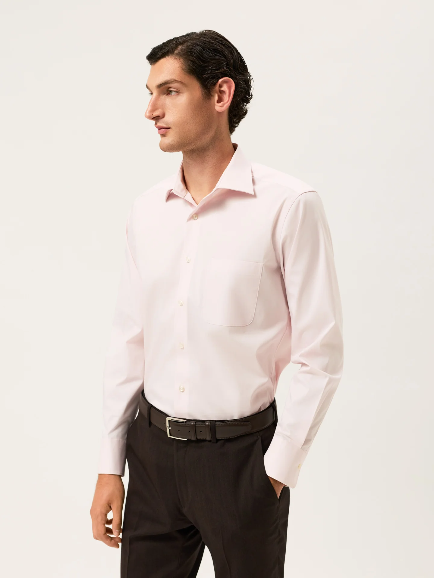 Camisa Travel Regular Fit em Algodão com Elasticidade com Colarinho Oxford e Bolso no Peito - Image 14