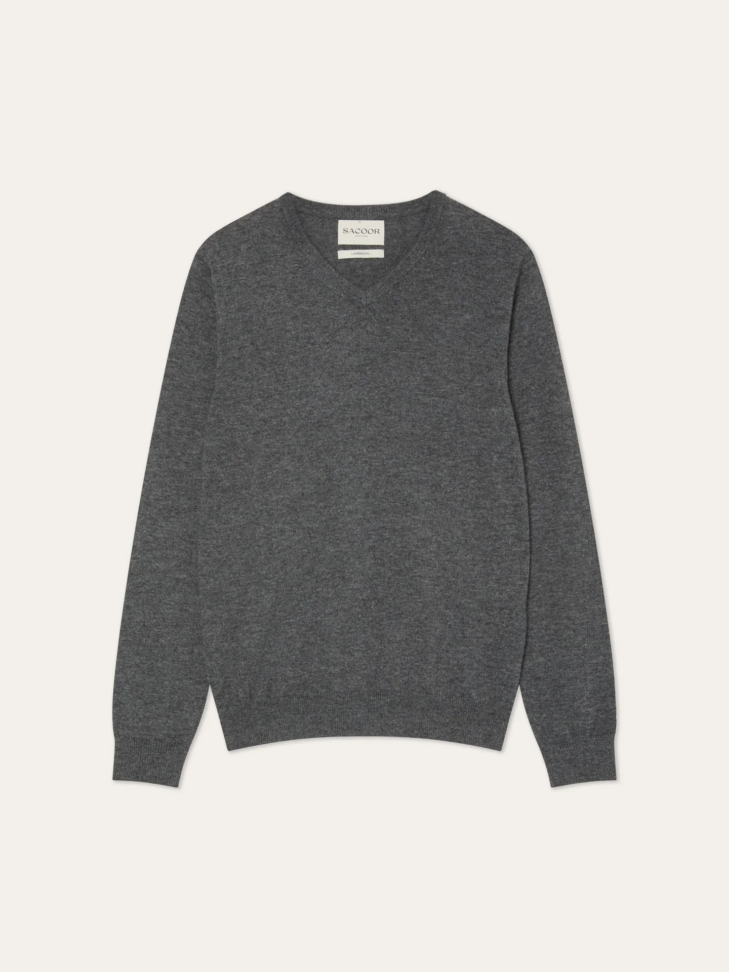 Camisola de Decote em V e Manga Comprida em Lambswool - Image 17