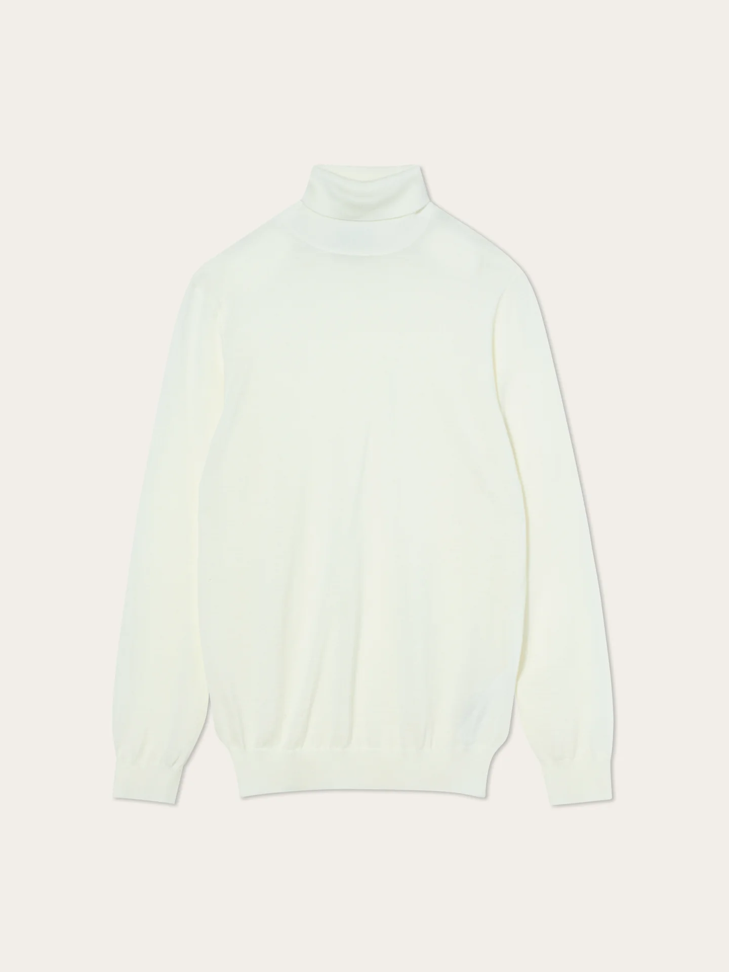 Camisola de Gola Alta e Manga Comprida em Lã Merino Extra Fina - Image 12