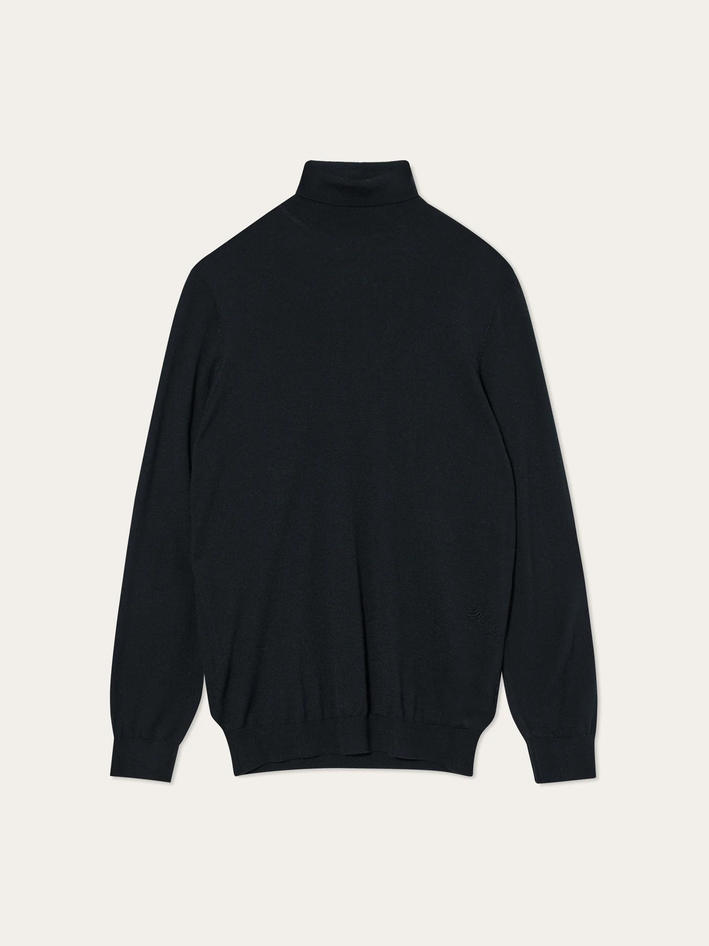 Camisola de Gola Alta e Manga Comprida em Lã Merino Extra Fina - Image 4