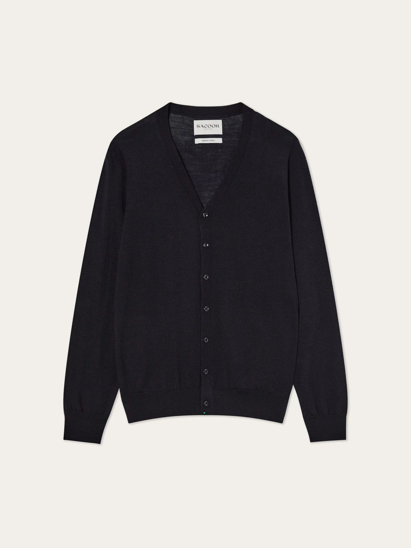 Cardigan de Manga Comprida em Lã Merino Extra Fina - Image 4