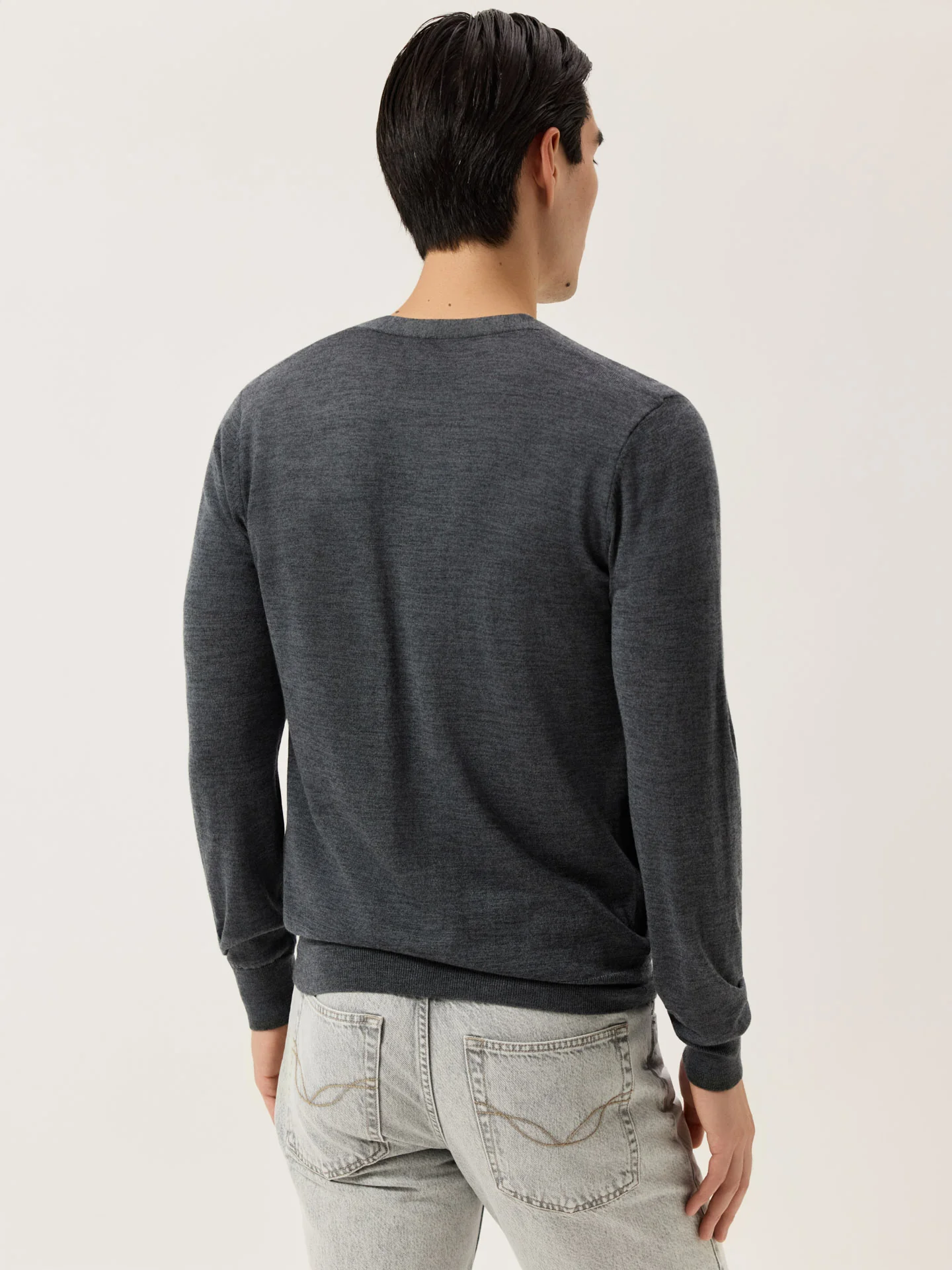 Cardigan de Manga Comprida em Lã Merino Extra Fina - Image 7