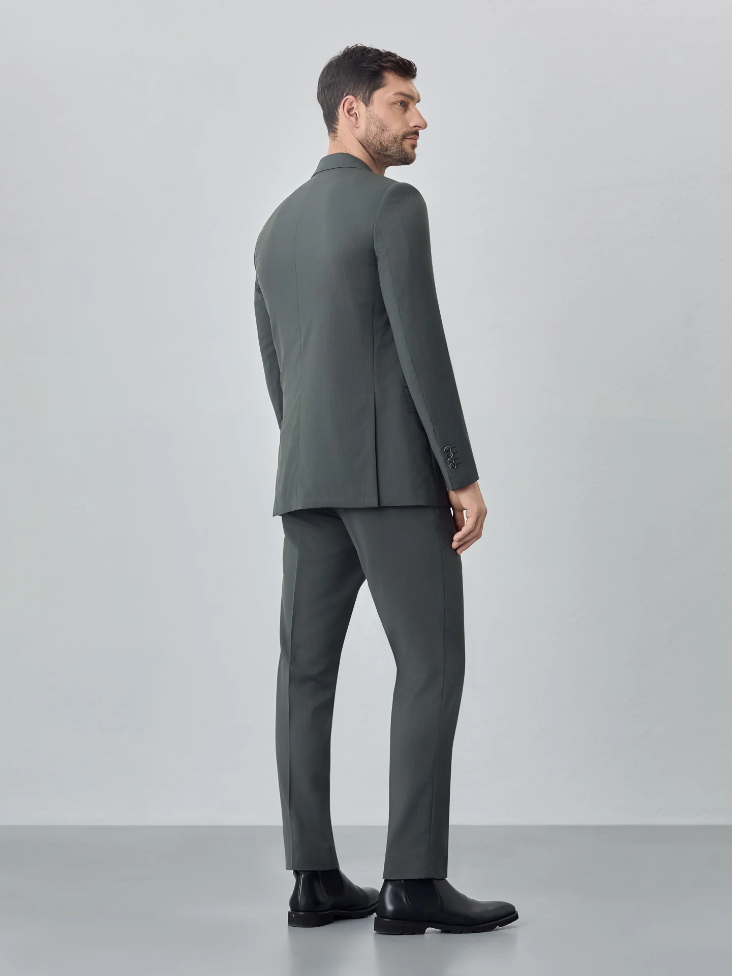 Fato de tecido italiano slim fit K-Moving - Image 4
