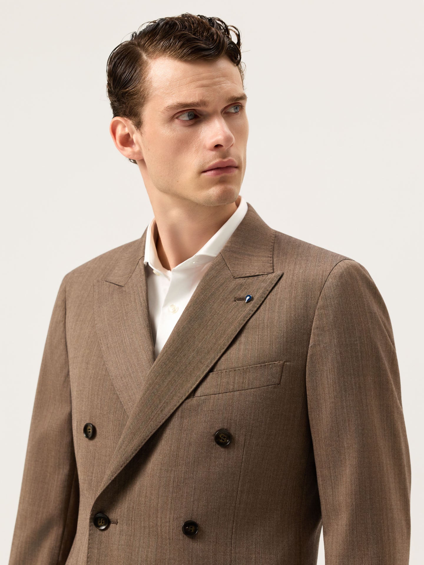 Fato de Trespasse Travel Slim Fit em Tecido Espinha - Image 2