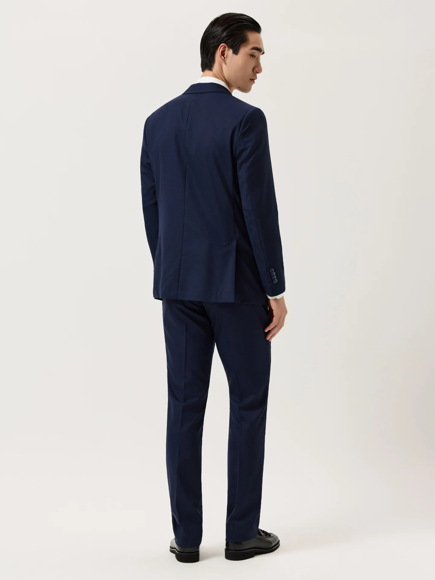 Fato Slim Fit em Xadrez com Lã - Image 3
