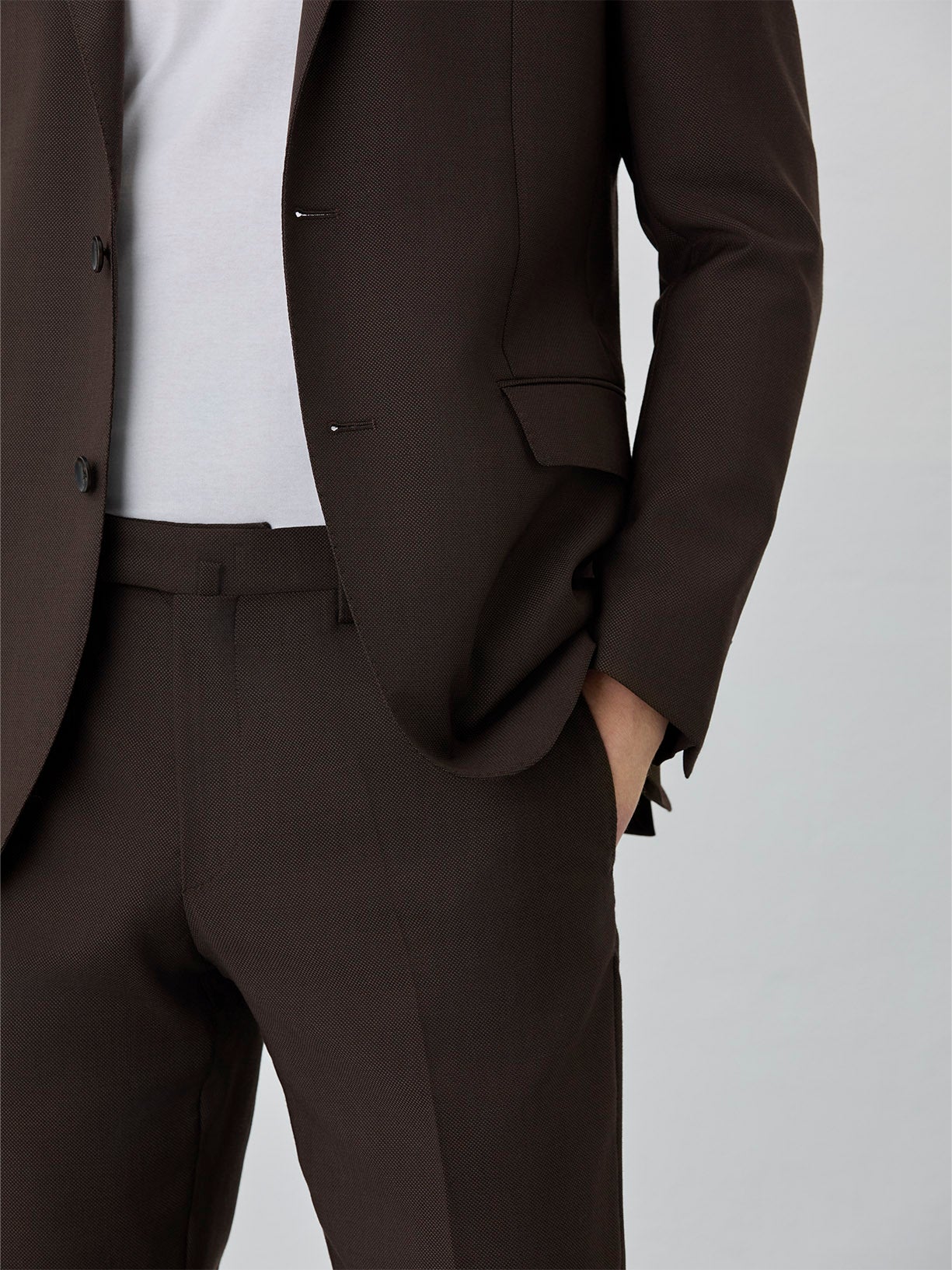Fato slim fit olho de perdiz - Image 3