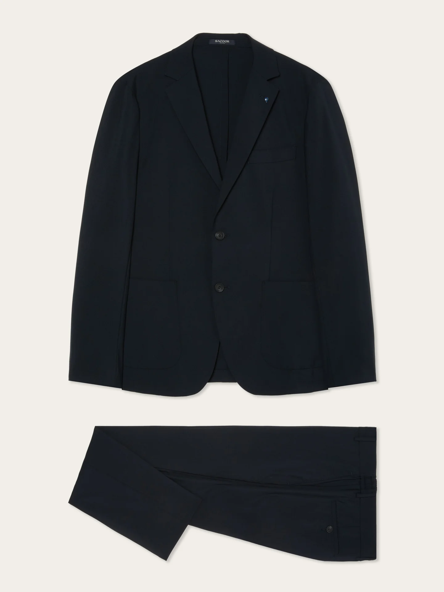 Fato Travel Slim Fit em Lã Cordura Combat - Image 4