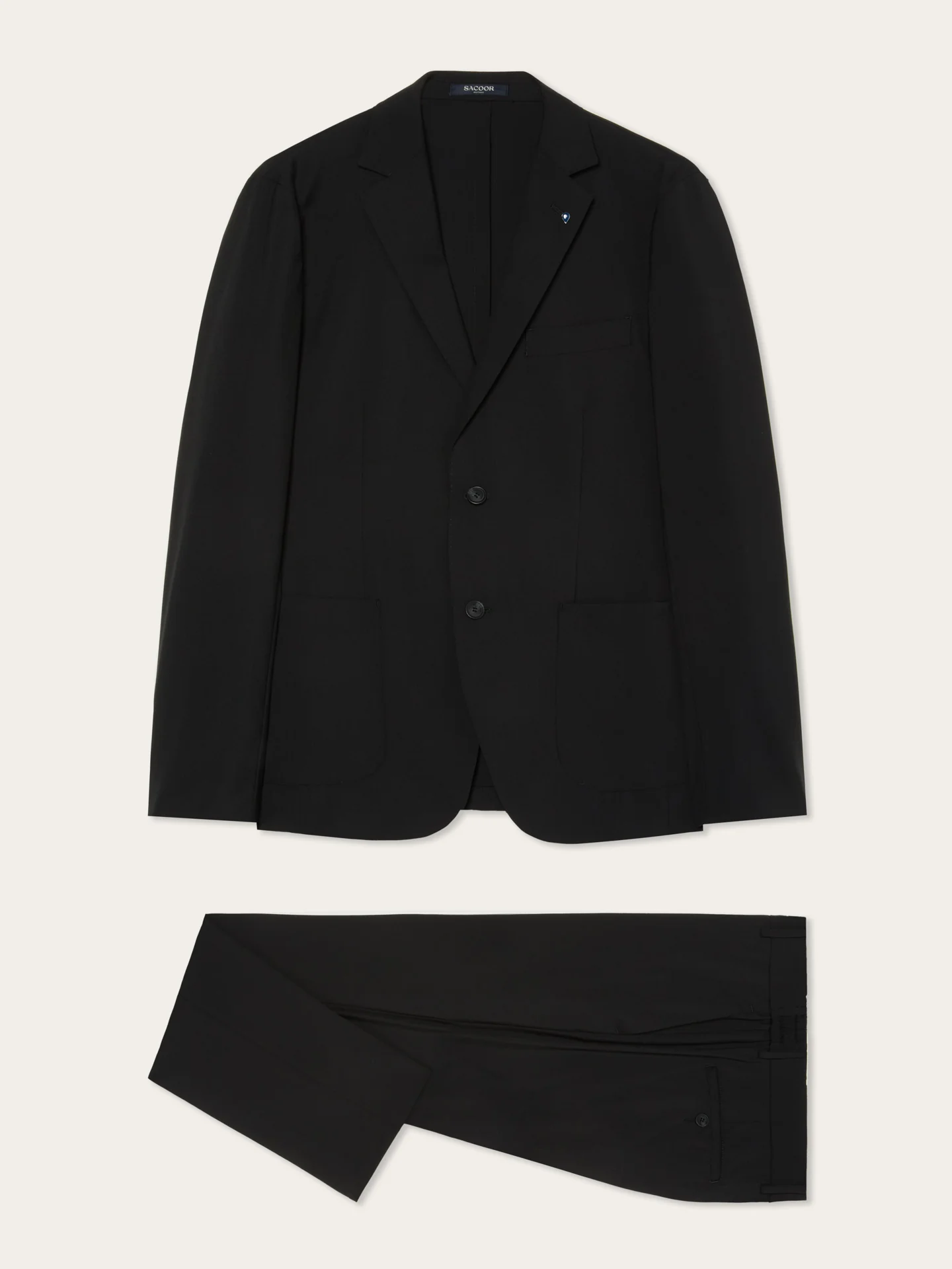 Fato Travel Slim Fit em Lã Cordura Combat - Image 4