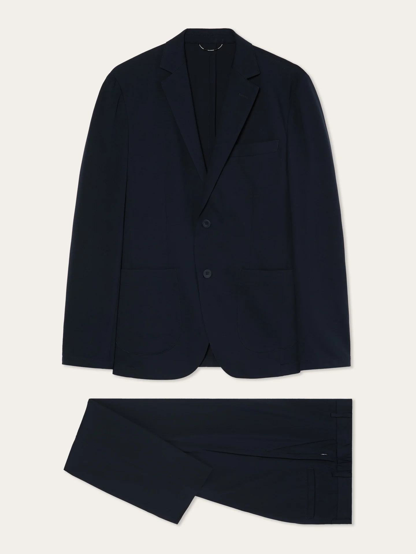 Fato Travel Slim Fit Micro Airmesh em Tecido Lavável - Image 4