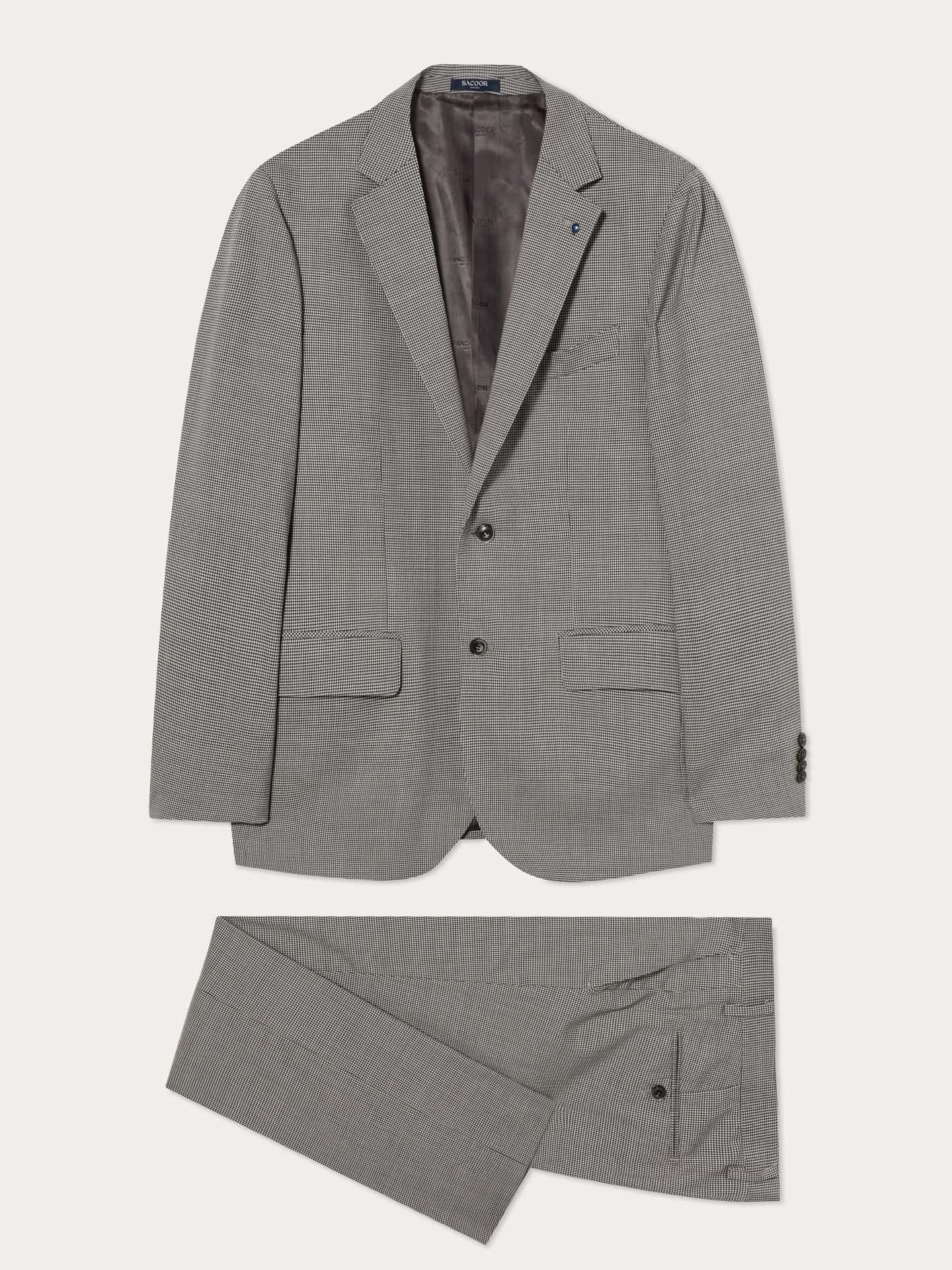 Fato Travel Slim Fit Pied-de-Poule - Image 4