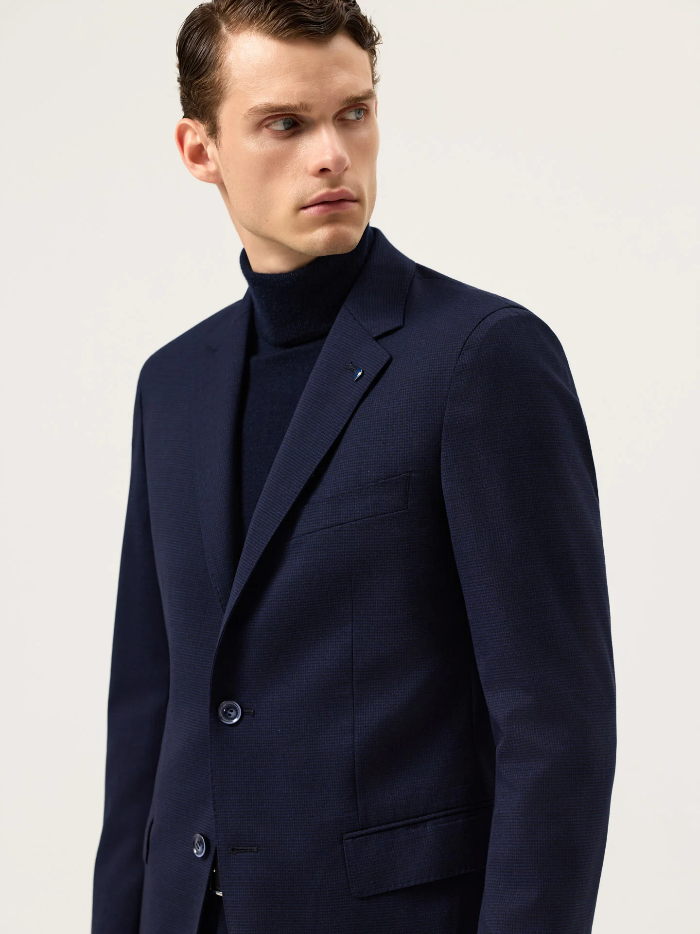 Fato Travel Slim Fit Pied-de-Poule - Image 2