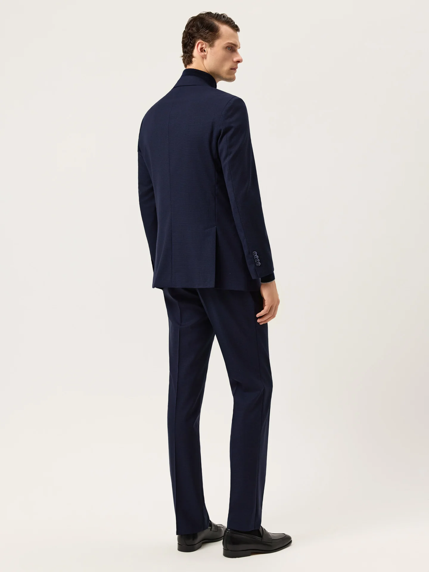 Fato Travel Slim Fit Pied-de-Poule - Image 3