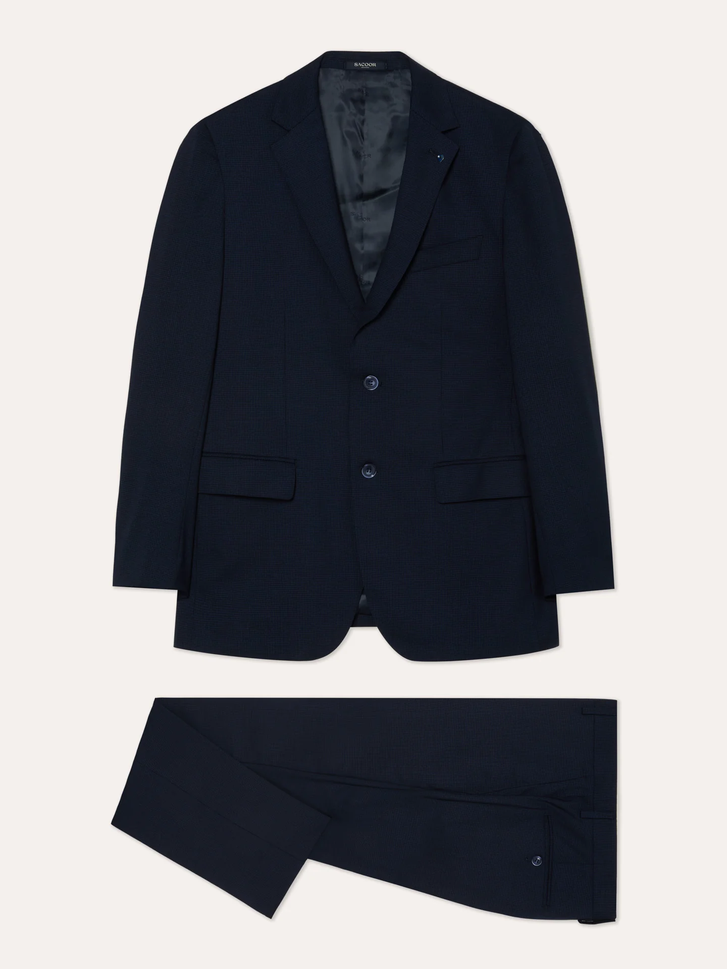 Fato Travel Slim Fit Pied-de-Poule - Image 4