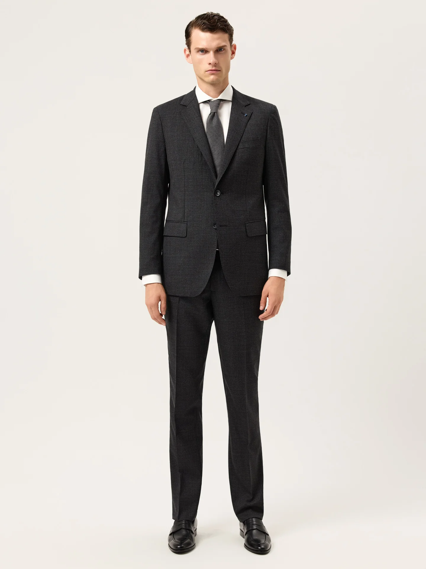Fato Travel Slim Fit Pied-de-Poule - Image 2