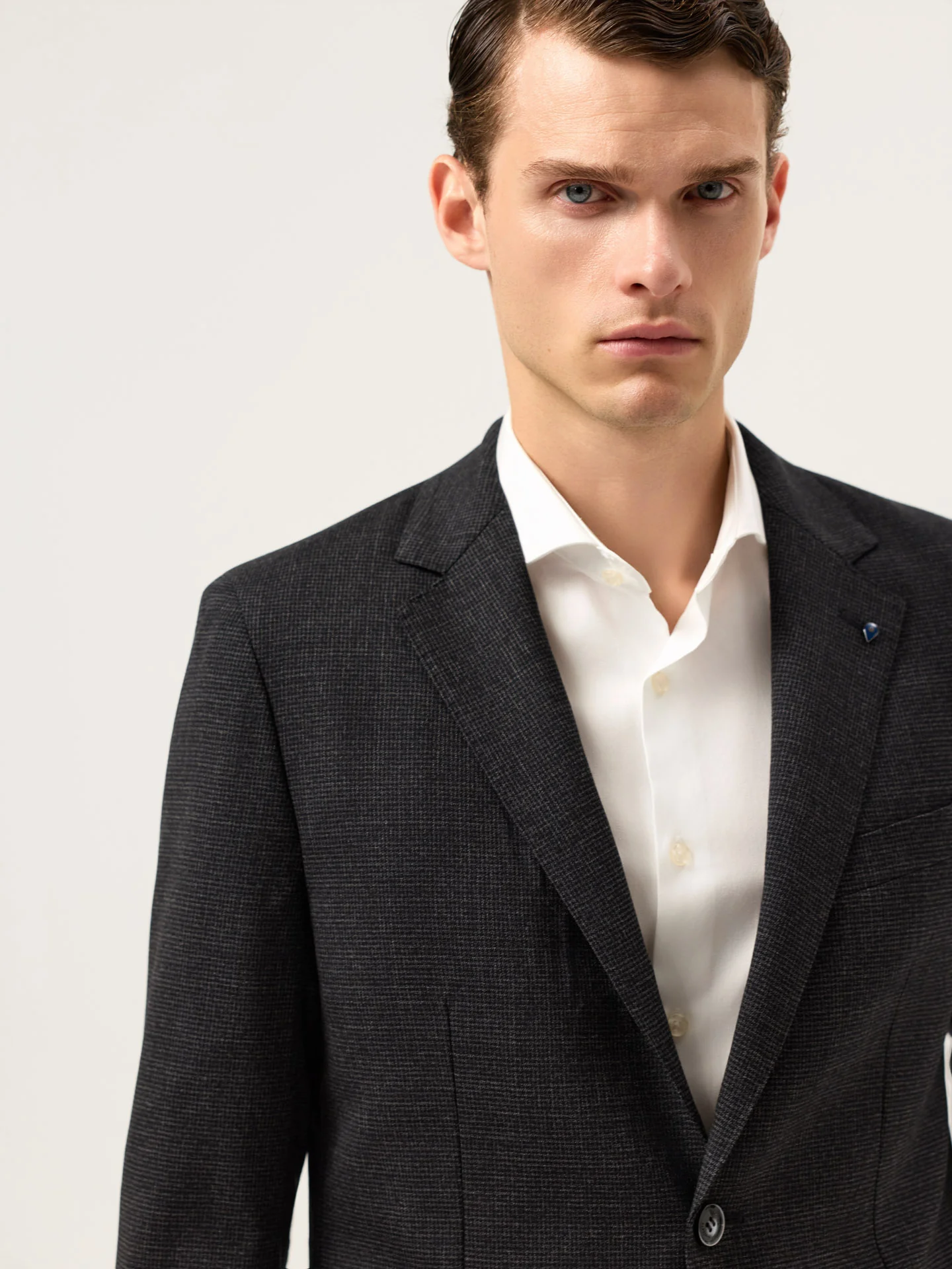 Fato Travel Slim Fit Pied-de-Poule - Image 3