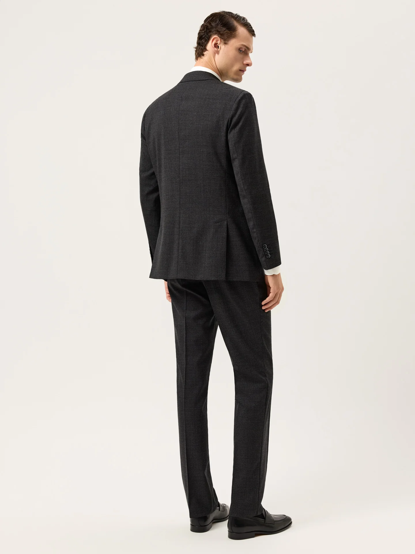 Fato Travel Slim Fit Pied-de-Poule - Image 4