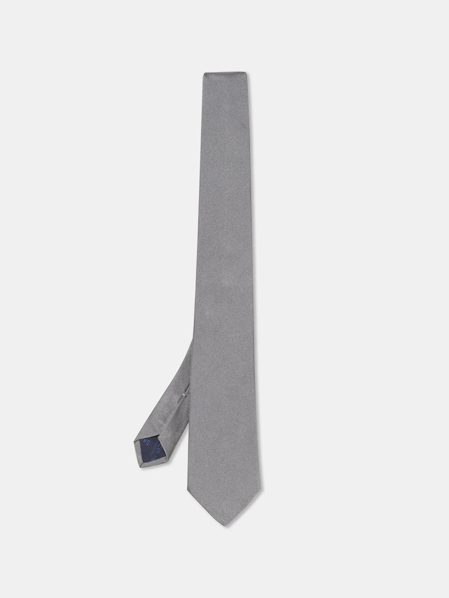 Gravata Falso Liso 100% seda 8cm - Image 3