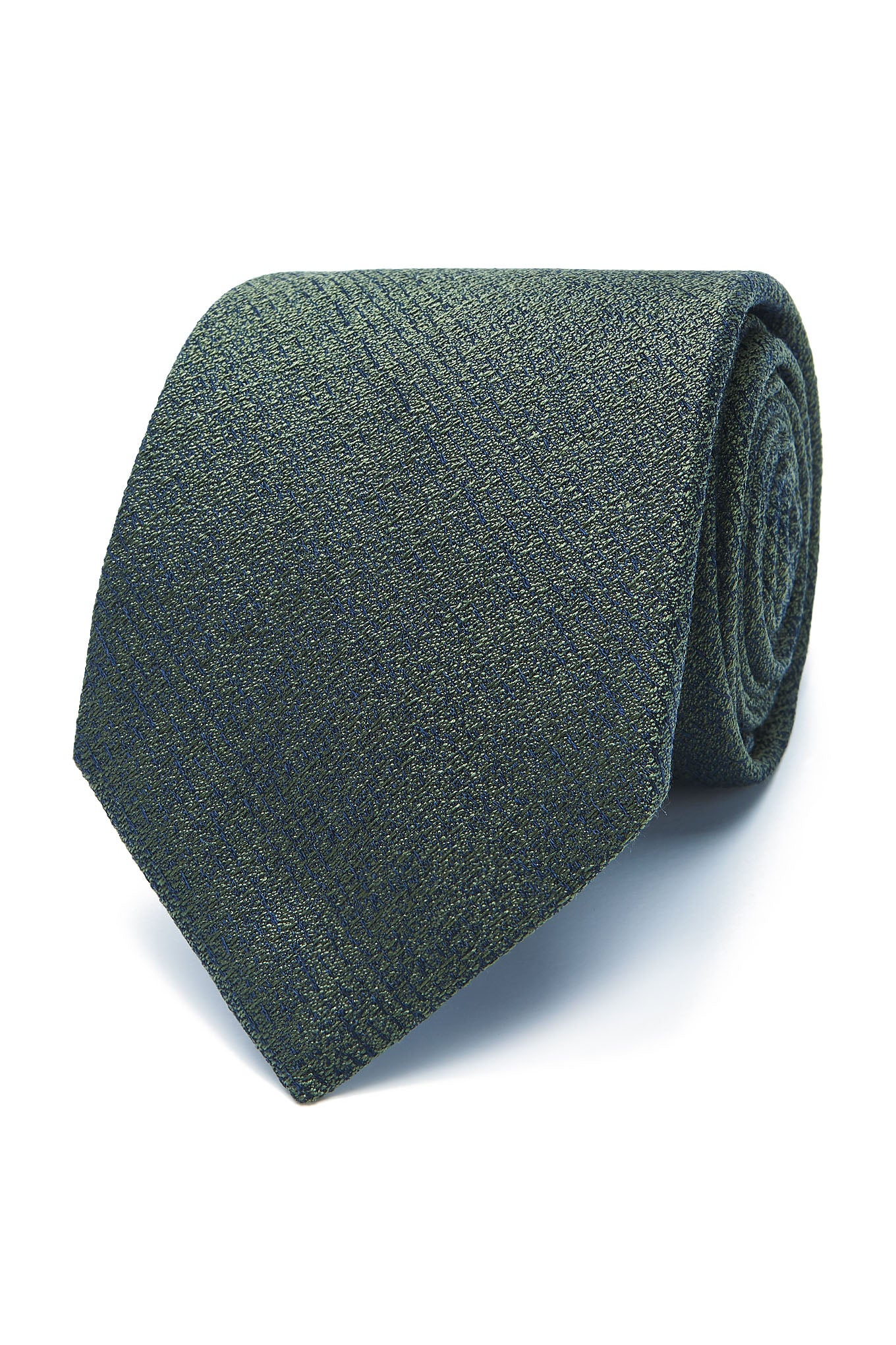 Gravata Falso Liso em 100% Seda 8cm - Image 11