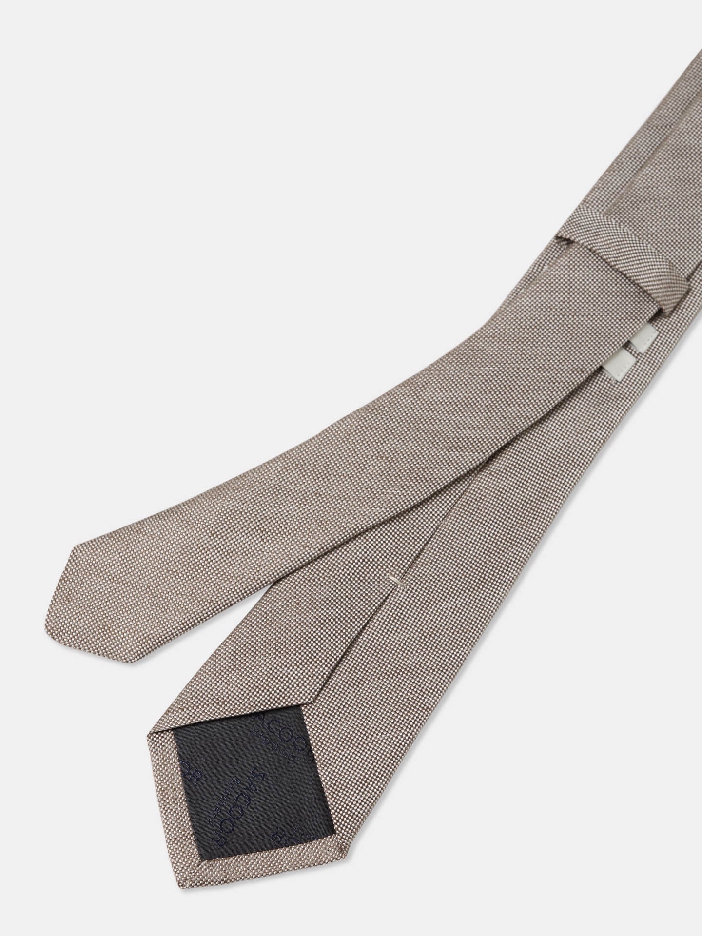 Gravata Lisa 100% Seda 7,5cm - Image 2