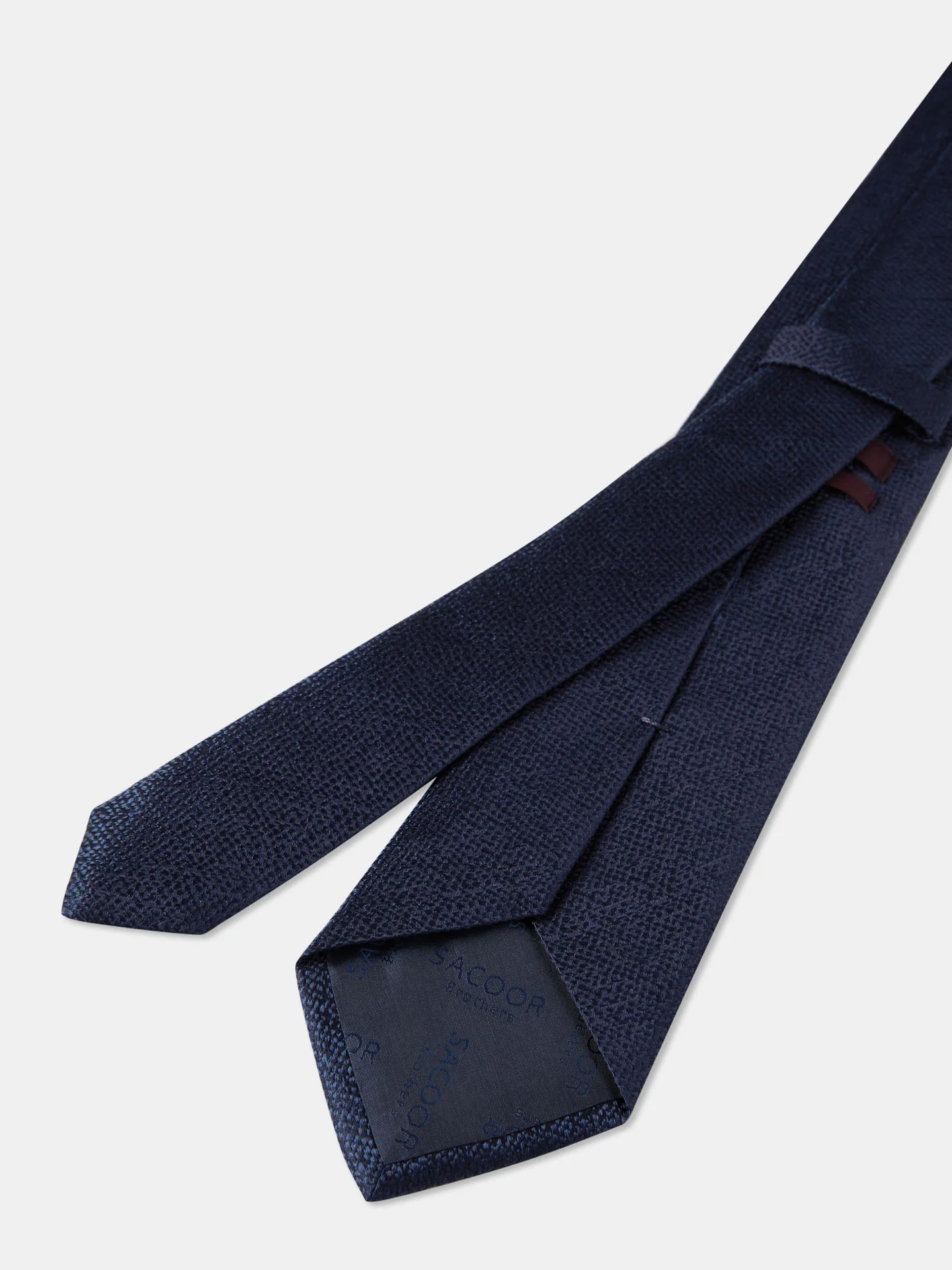 Gravata Lisa 100% Seda 7,5cm - Image 4