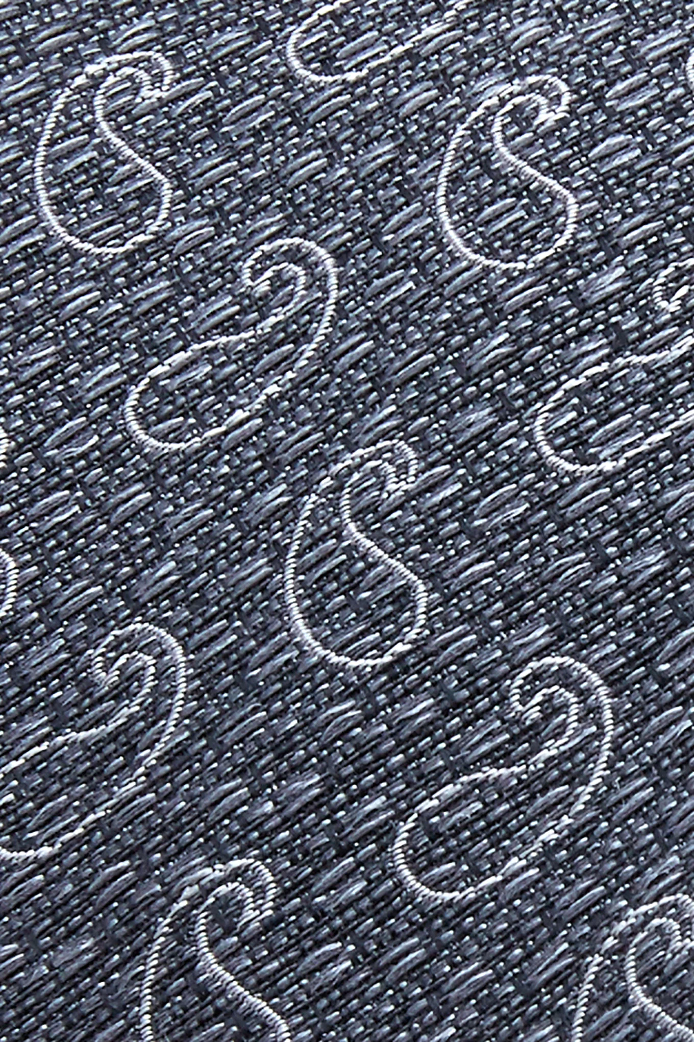 Gravata Padrão Cornucópias Seda e Lã 7,5cm - Image 10