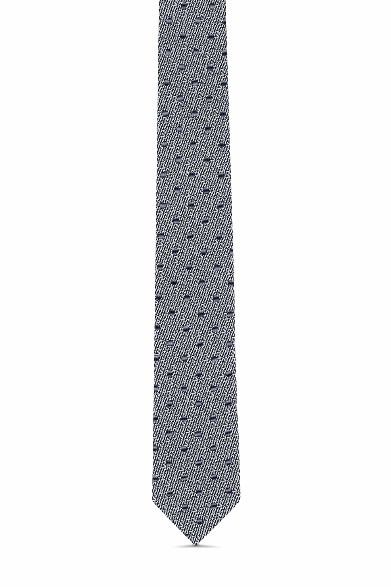 Gravata Padrão De Bolas 100% Seda 7cm - Image 4