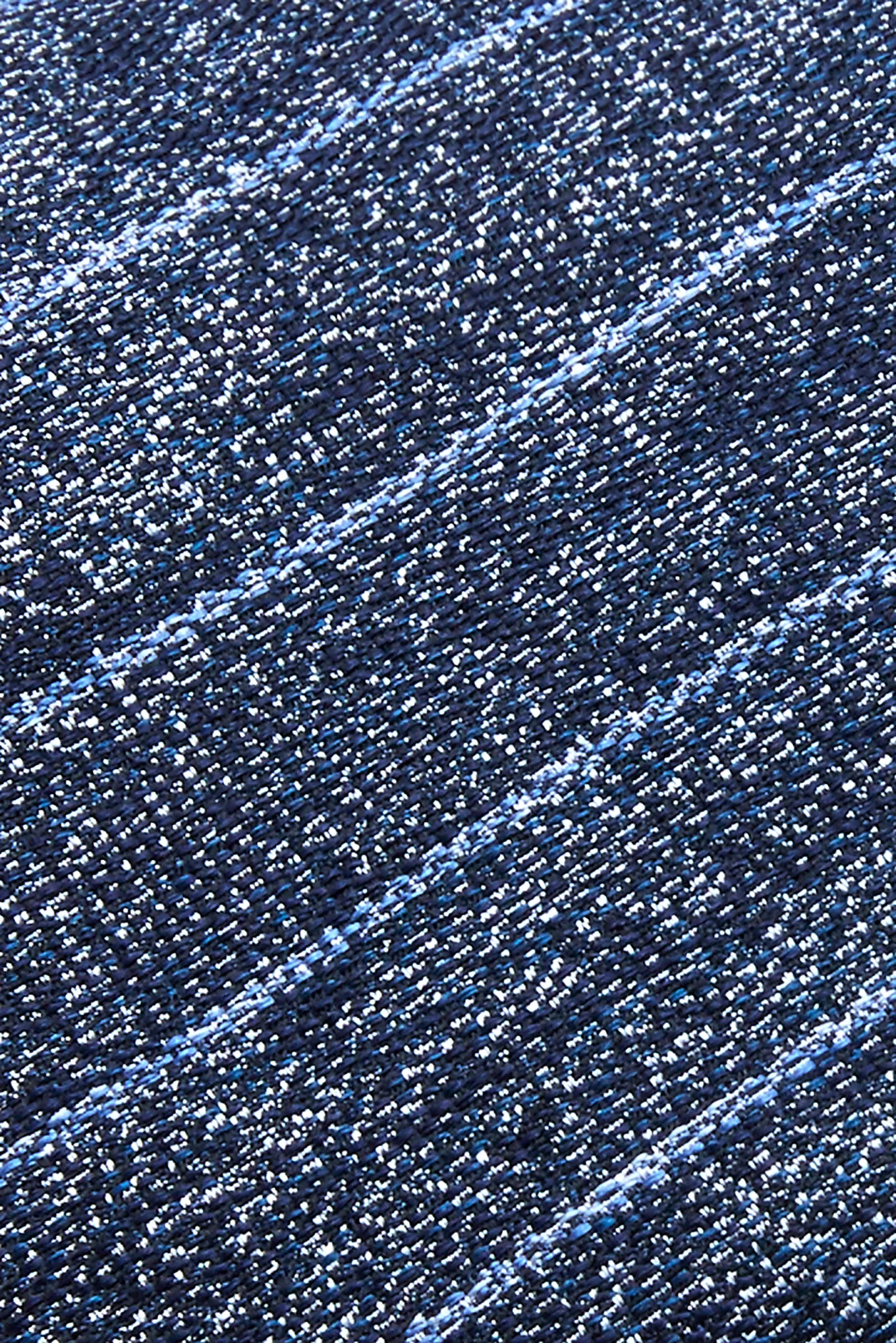 Gravata Padrão de Riscas Seda e Lã 7,5cm - Image 4