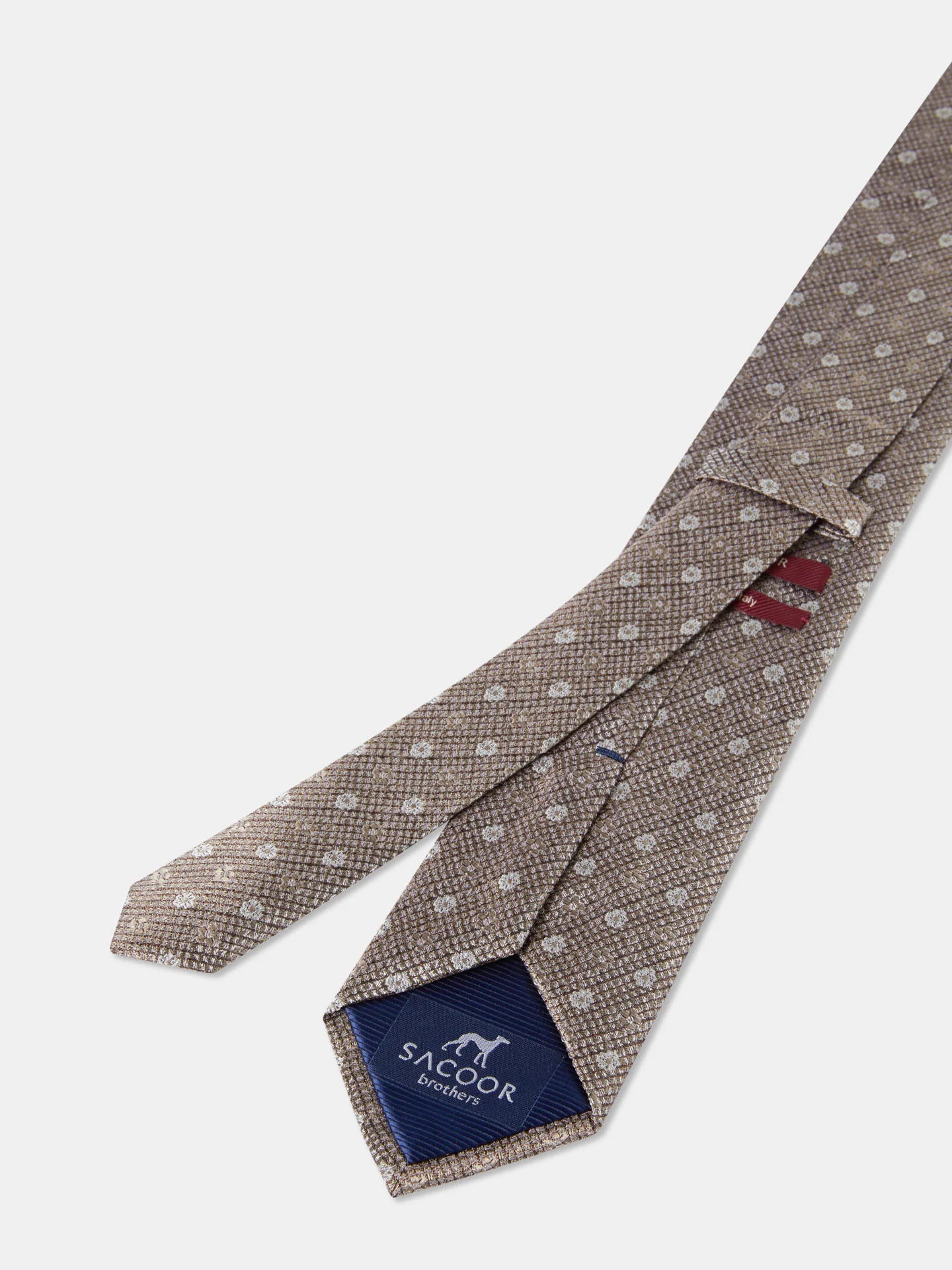 Gravata Padrão Floral 100% seda 7,5cm - Image 2