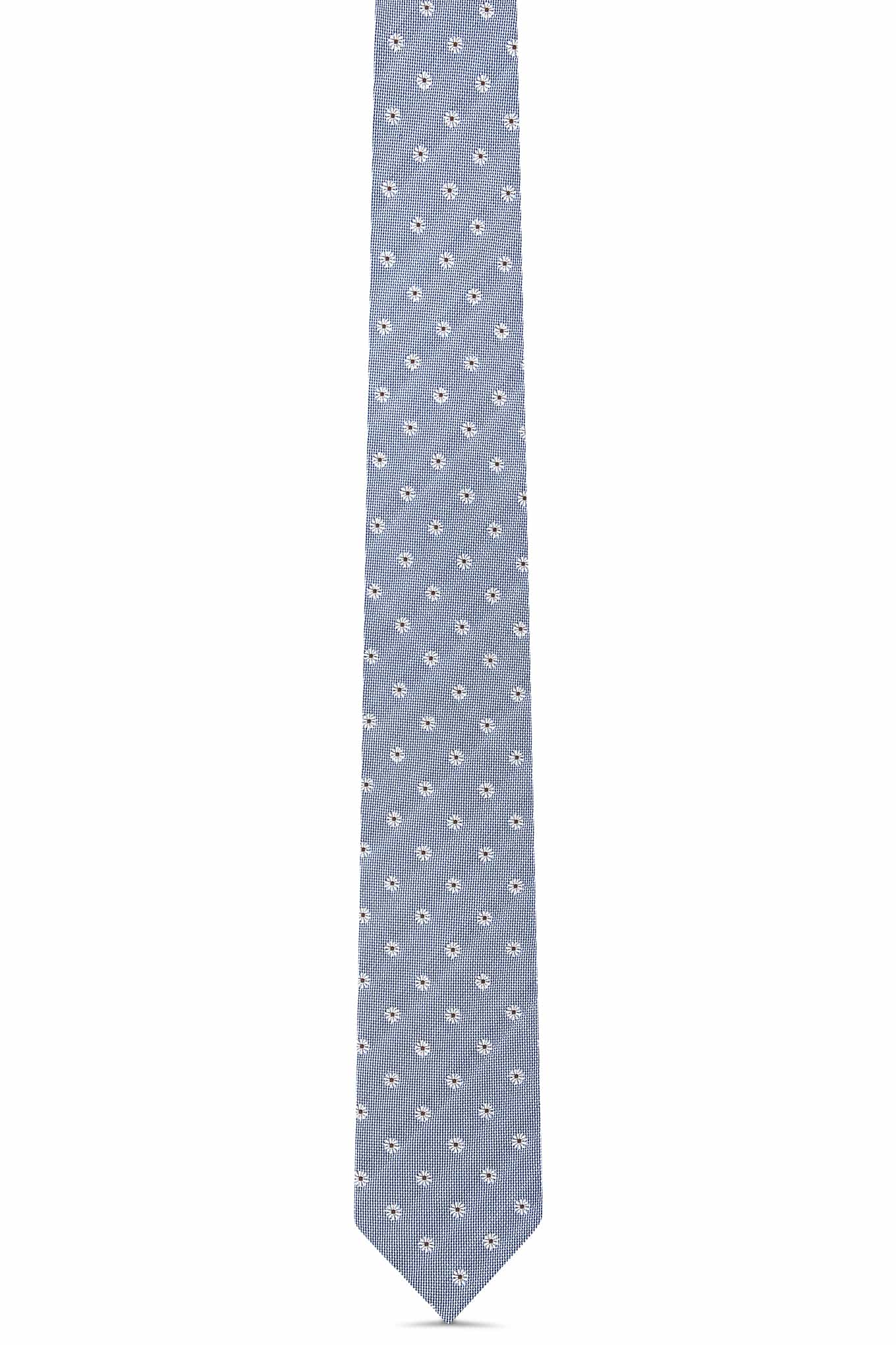 Gravata Padrão Floral 100% Seda 7cm - Image 2