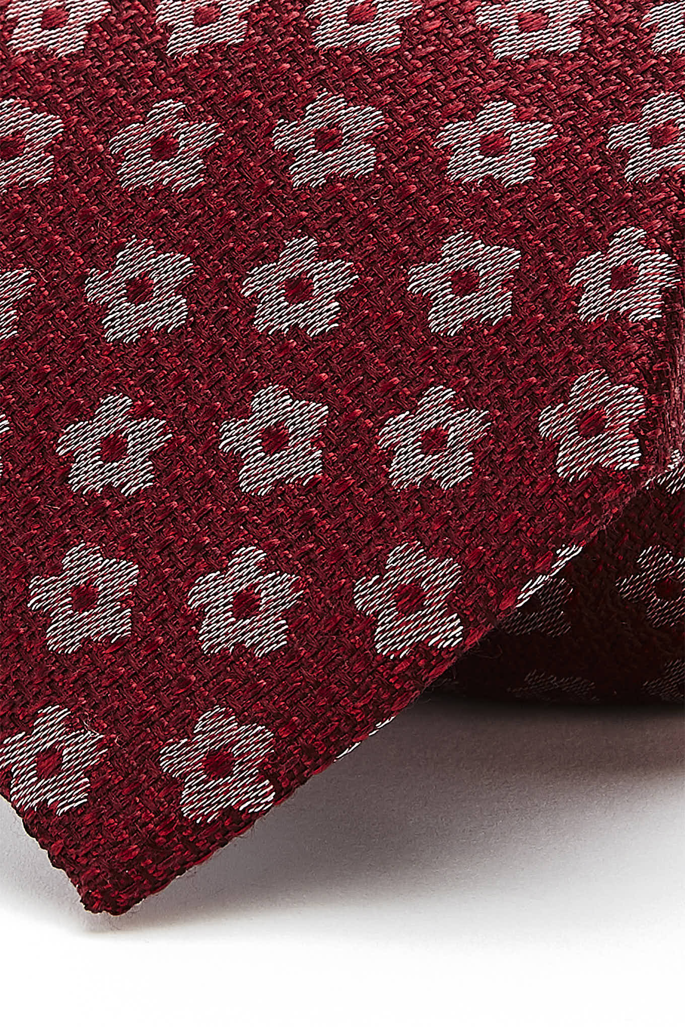 Gravata Padrão Floral 100% Seda 8cm - Image 2