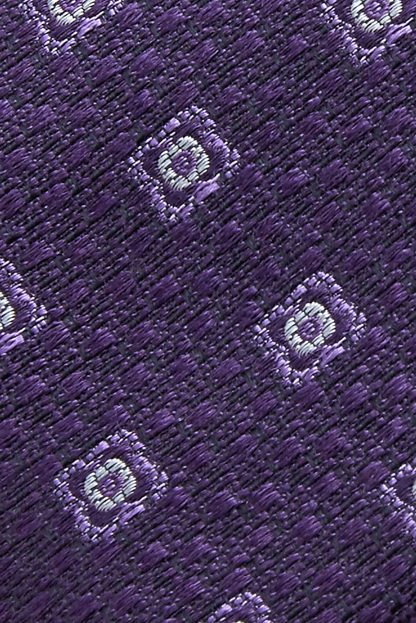 Gravata Padrão Floral Seda e Lã 7,5cm - Image 12