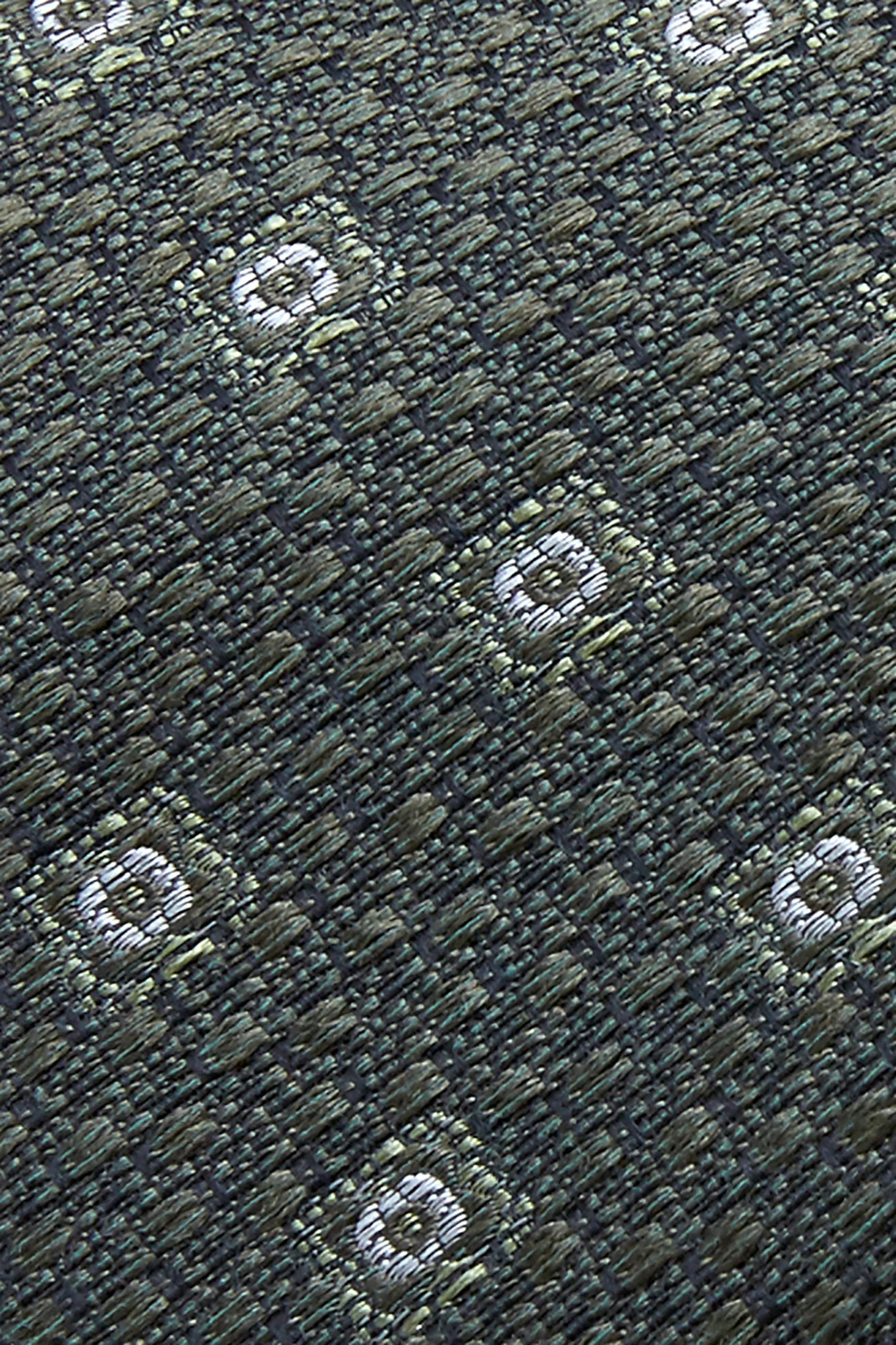Gravata Padrão Floral Seda e Lã 7,5cm - Image 8