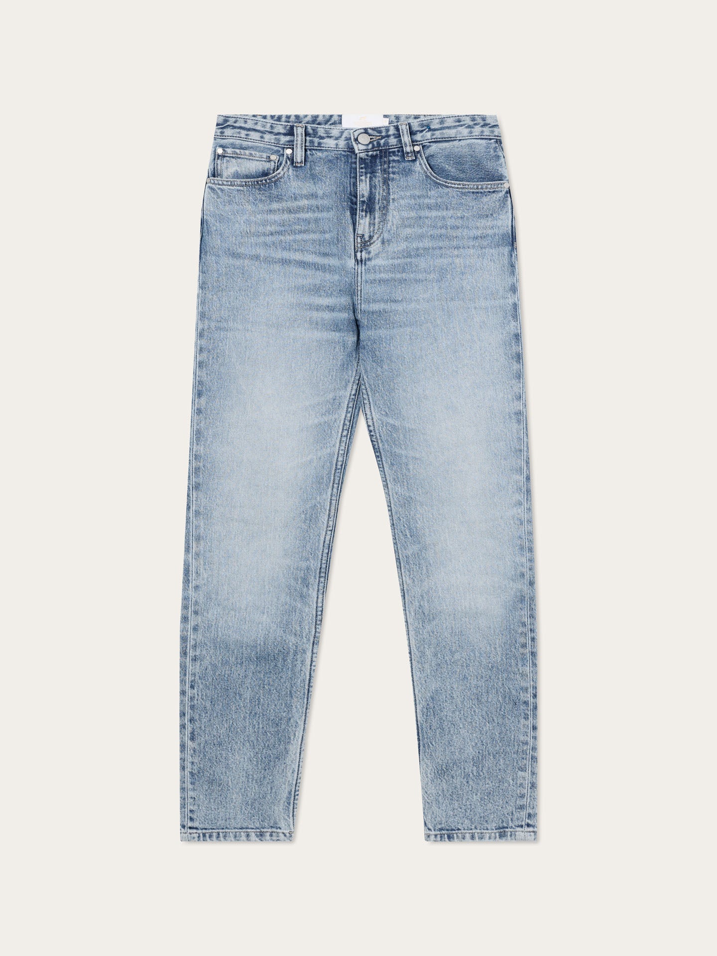 Jeans slim fit em ganga de algodão premium - Image 7
