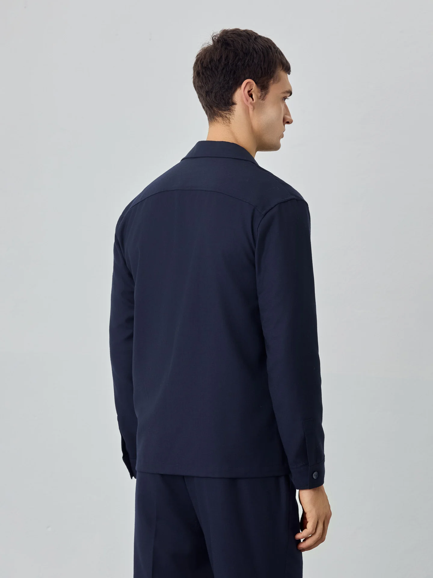 Overshirt de luxo 100% lã - Image 3