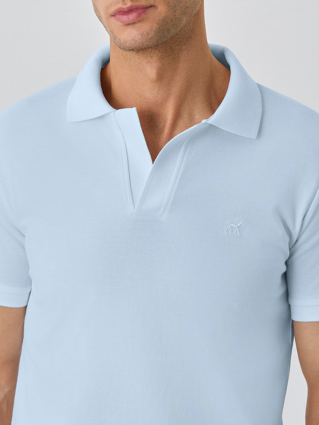 Polo Piqué Slim Fit Com Gola Cuba Em Rib Em Algodão Bci - Image 5