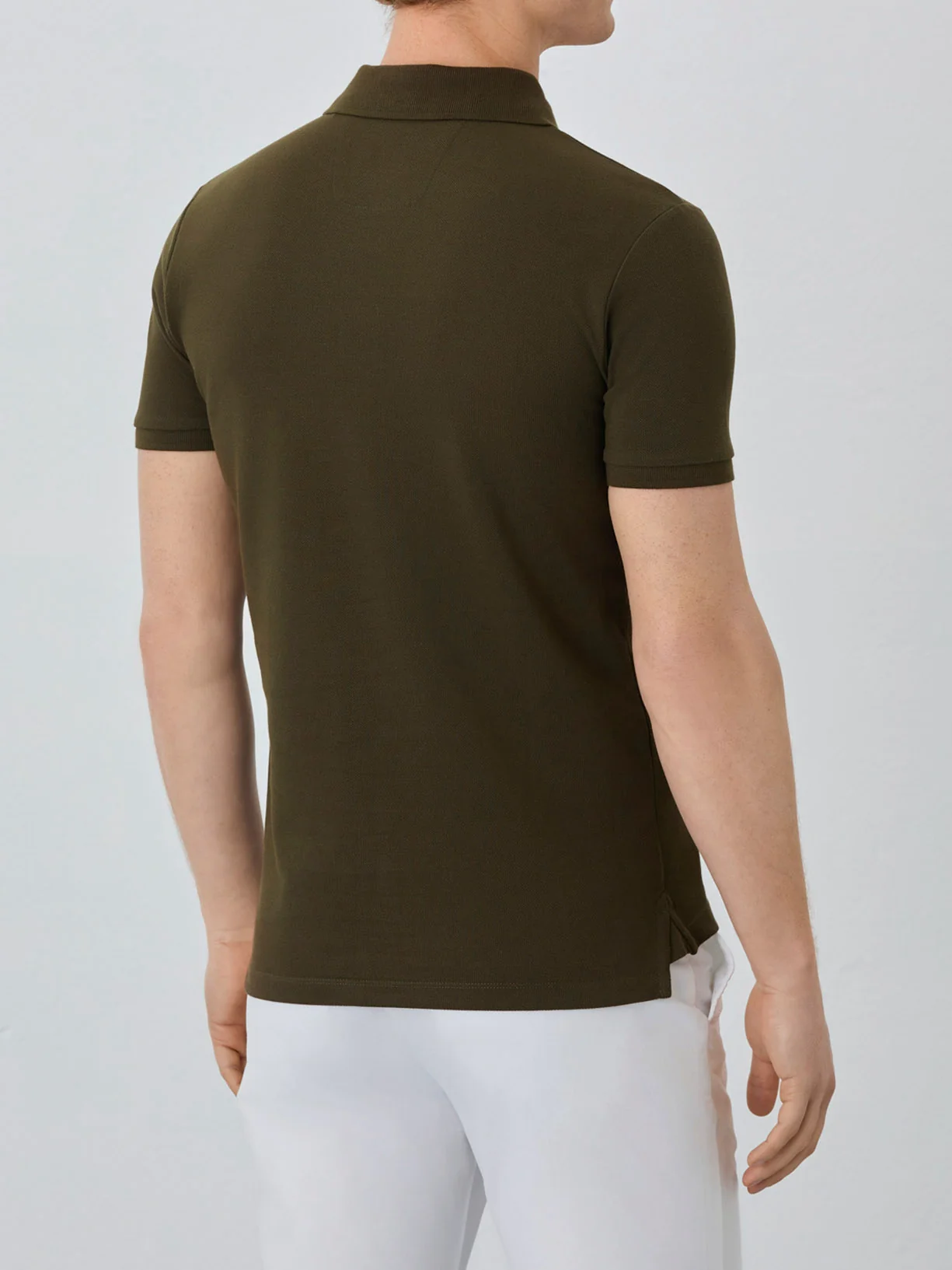Polo Piqué Slim Fit Com Logo Bordado Em Algodão Bci - Image 21