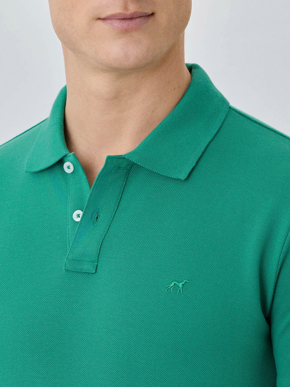 Polo Piqué Slim Fit Com Logo Bordado Em Algodão Bci - Image 25