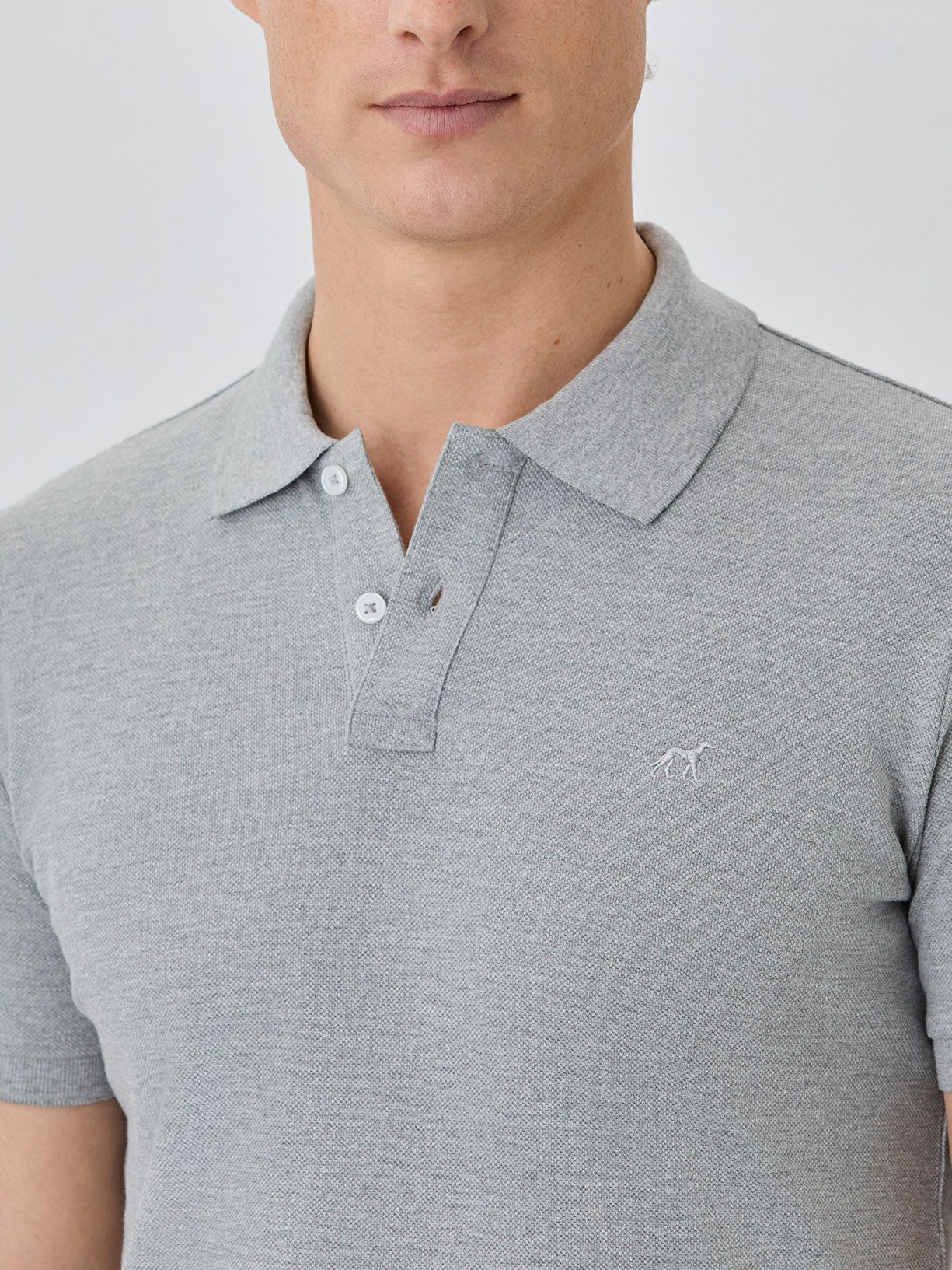 Polo Piqué Slim Fit Com Logo Bordado Em Algodão Bci - Image 36