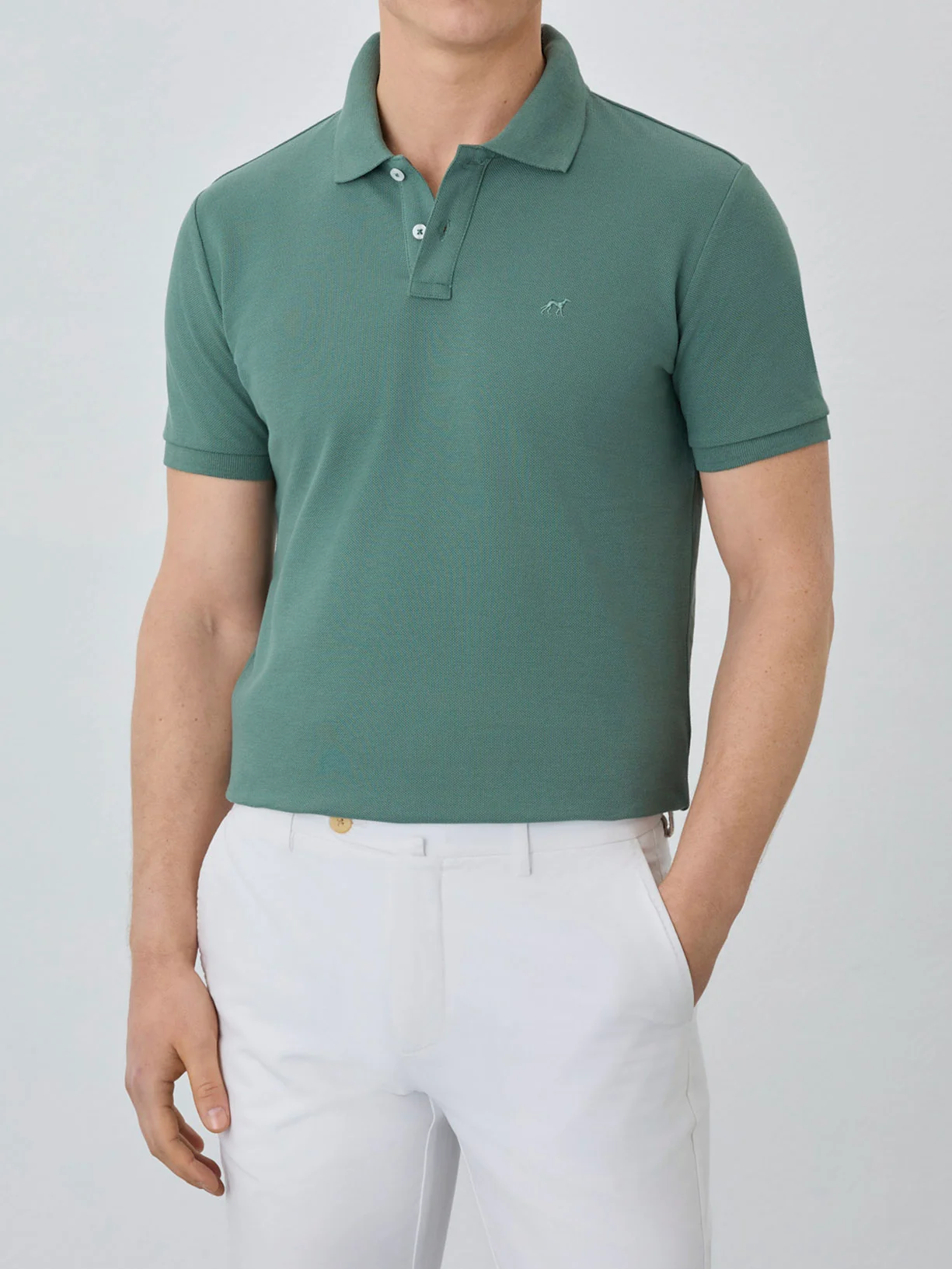 Polo Piqué Slim Fit Com Logo Bordado Em Algodão Bci - Image 41