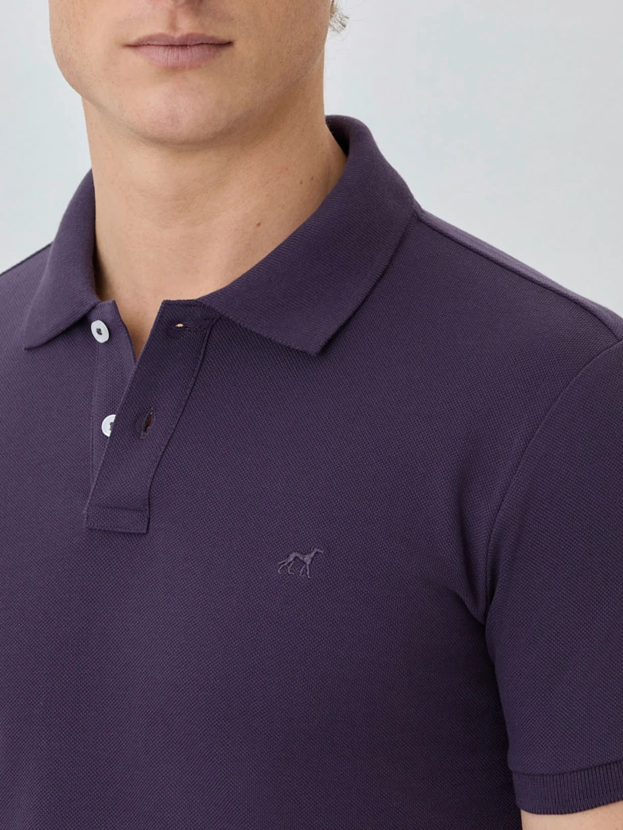 Polo Piqué Slim Fit Com Logo Bordado Em Algodão Bci - Image 48