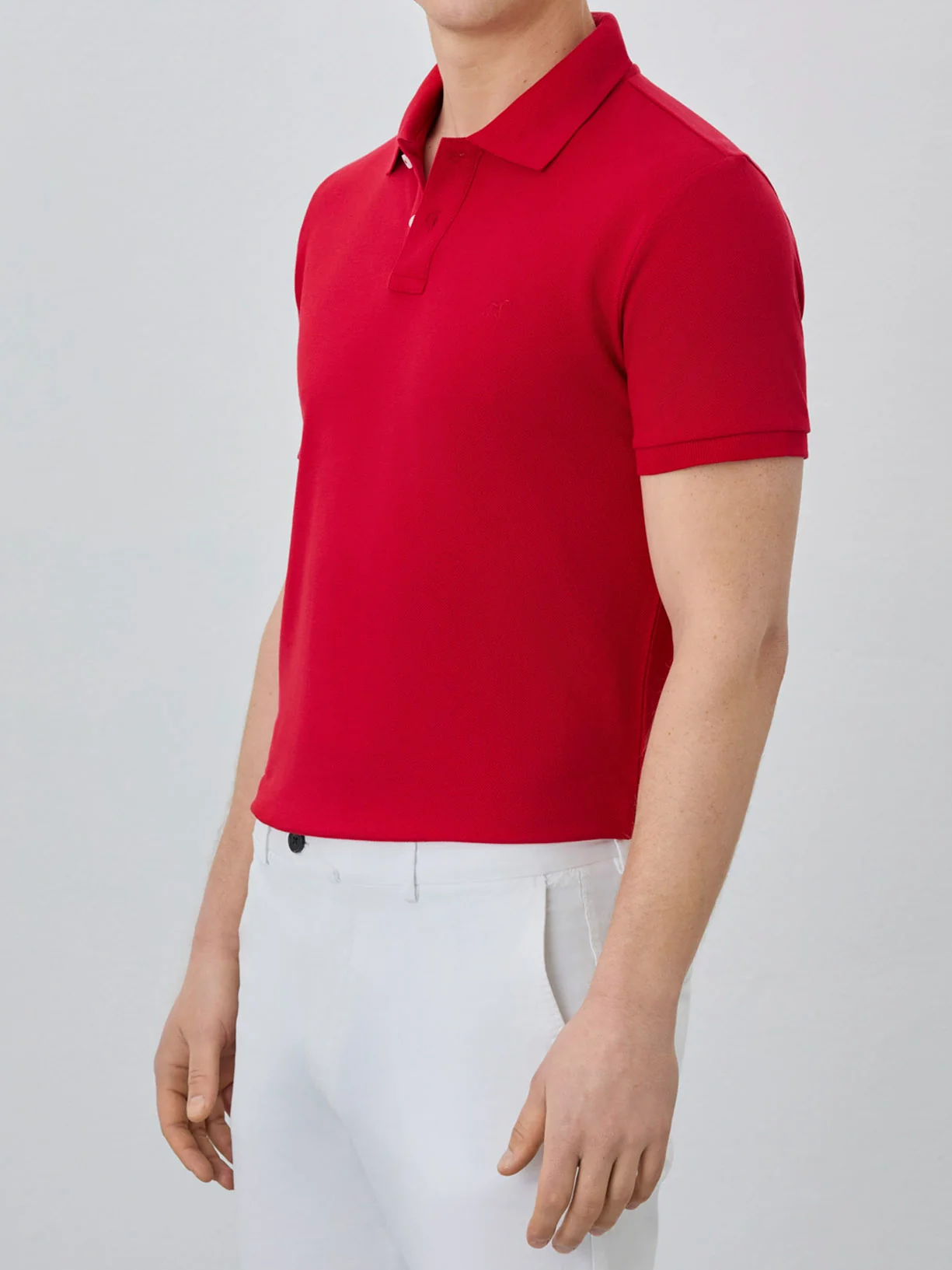 Polo Piqué Slim Fit Com Logo Bordado Em Algodão Bci - Image 51