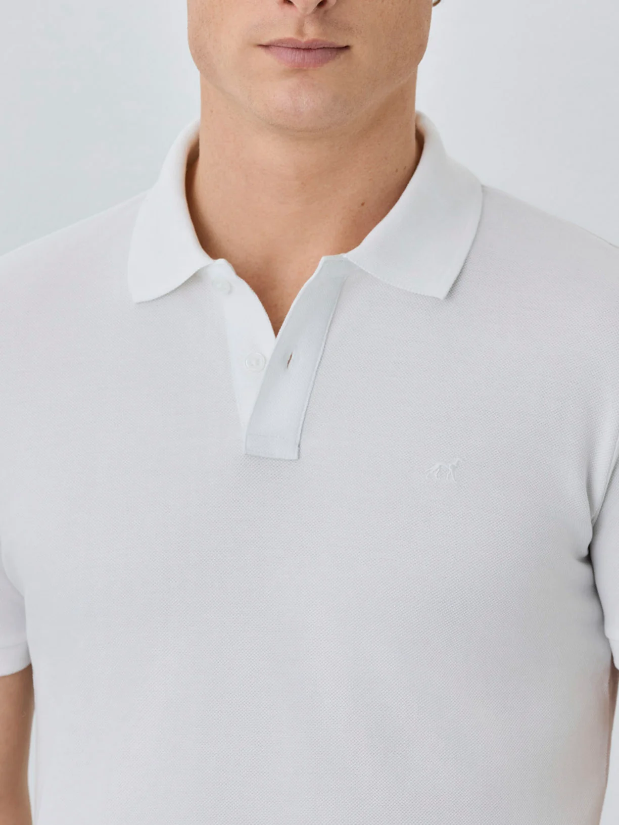 Polo Piqué Slim Fit Com Logo Bordado Em Algodão Bci - Image 56