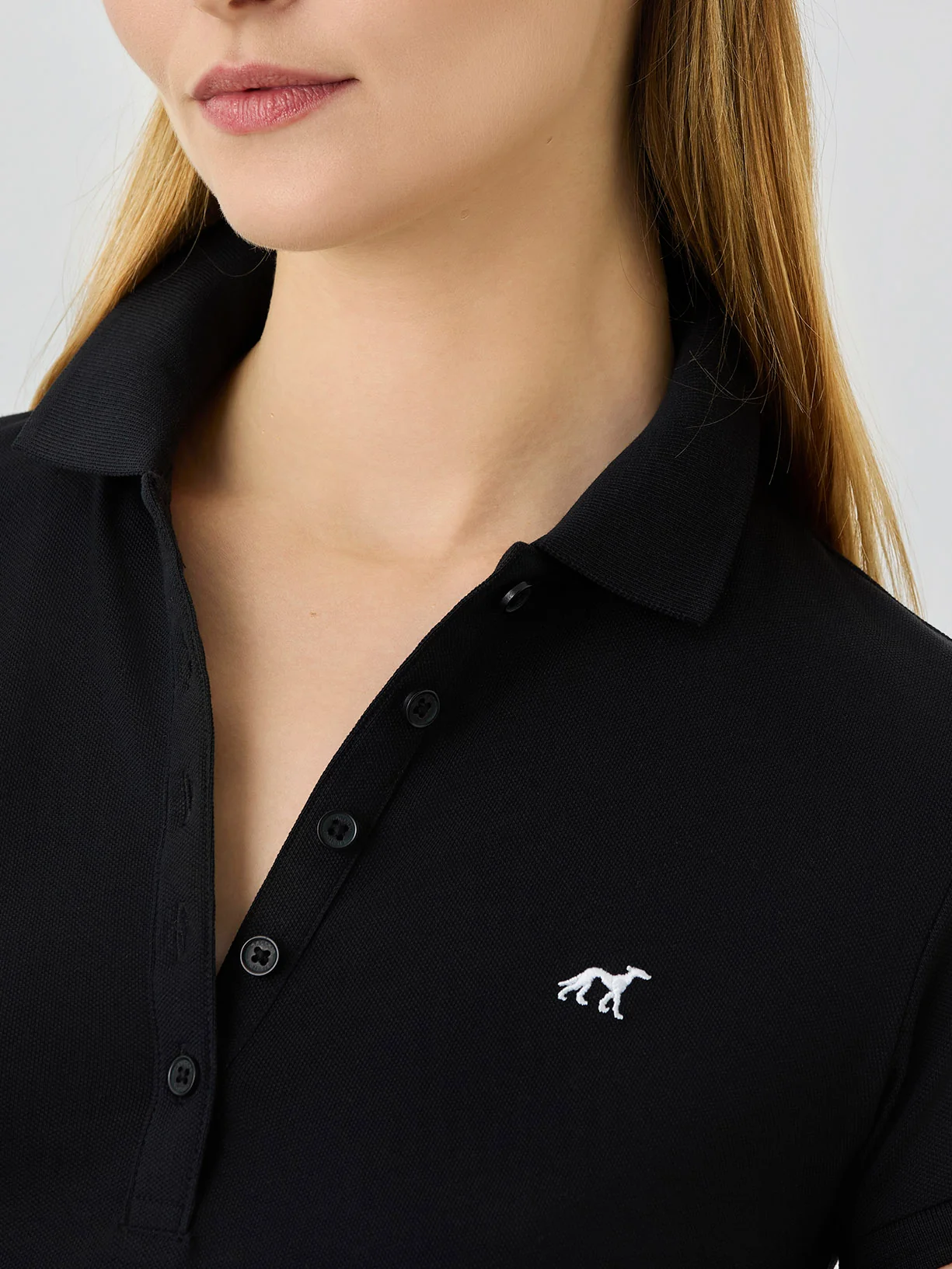 Polo Slim Fit Em Piqué Com Logo Bordado