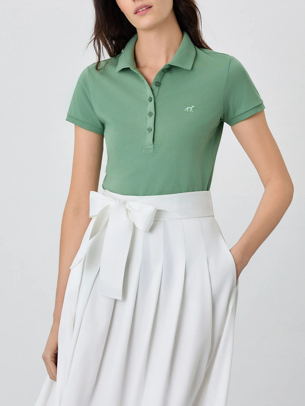 Polo Slim Fit Em Piqué Com Logo Bordado - Image 17