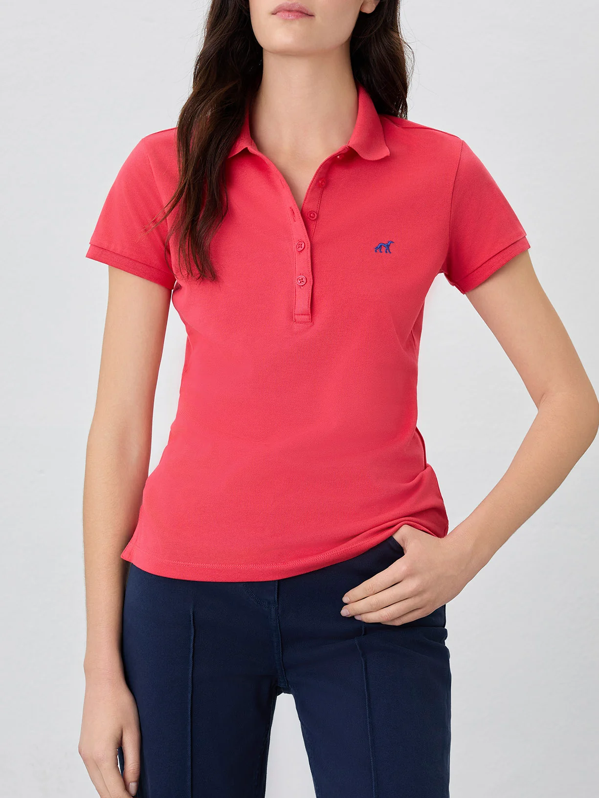 Polo Slim Fit Em Piqué Com Logo Bordado - Image 24