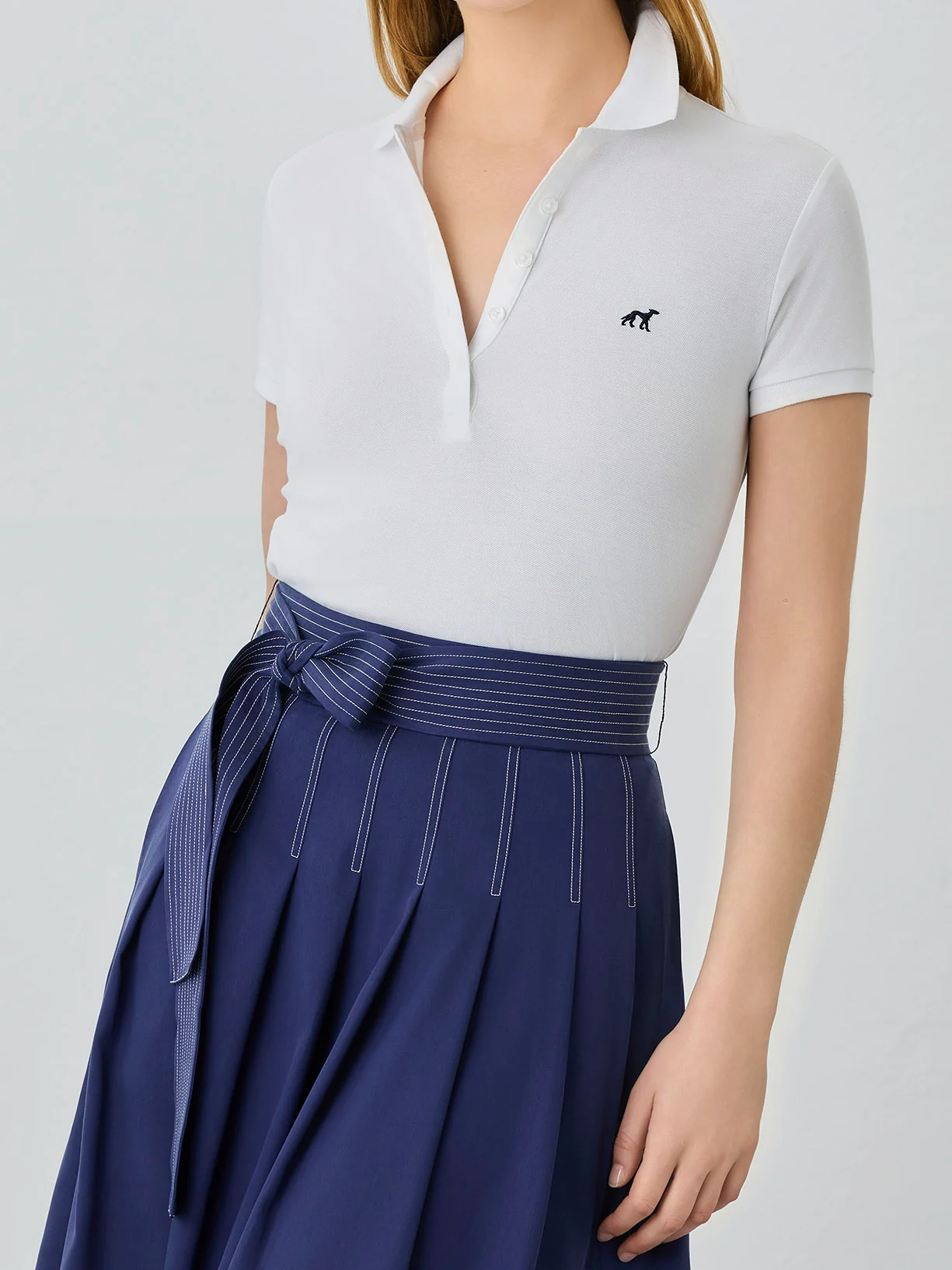 Polo Slim Fit Em Piqué Com Logo Bordado - Image 26