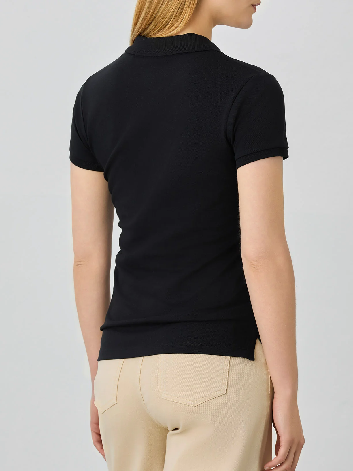 Polo Slim Fit Em Piqué Com Logo Bordado - Image 3