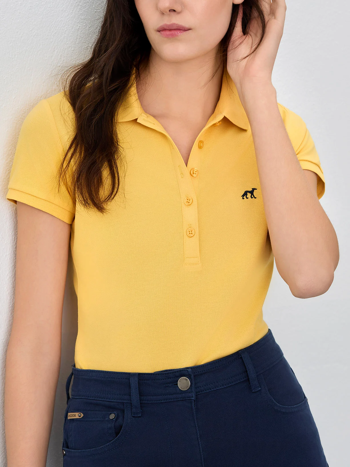 Polo Slim Fit Em Piqué Com Logo Bordado - Image 30