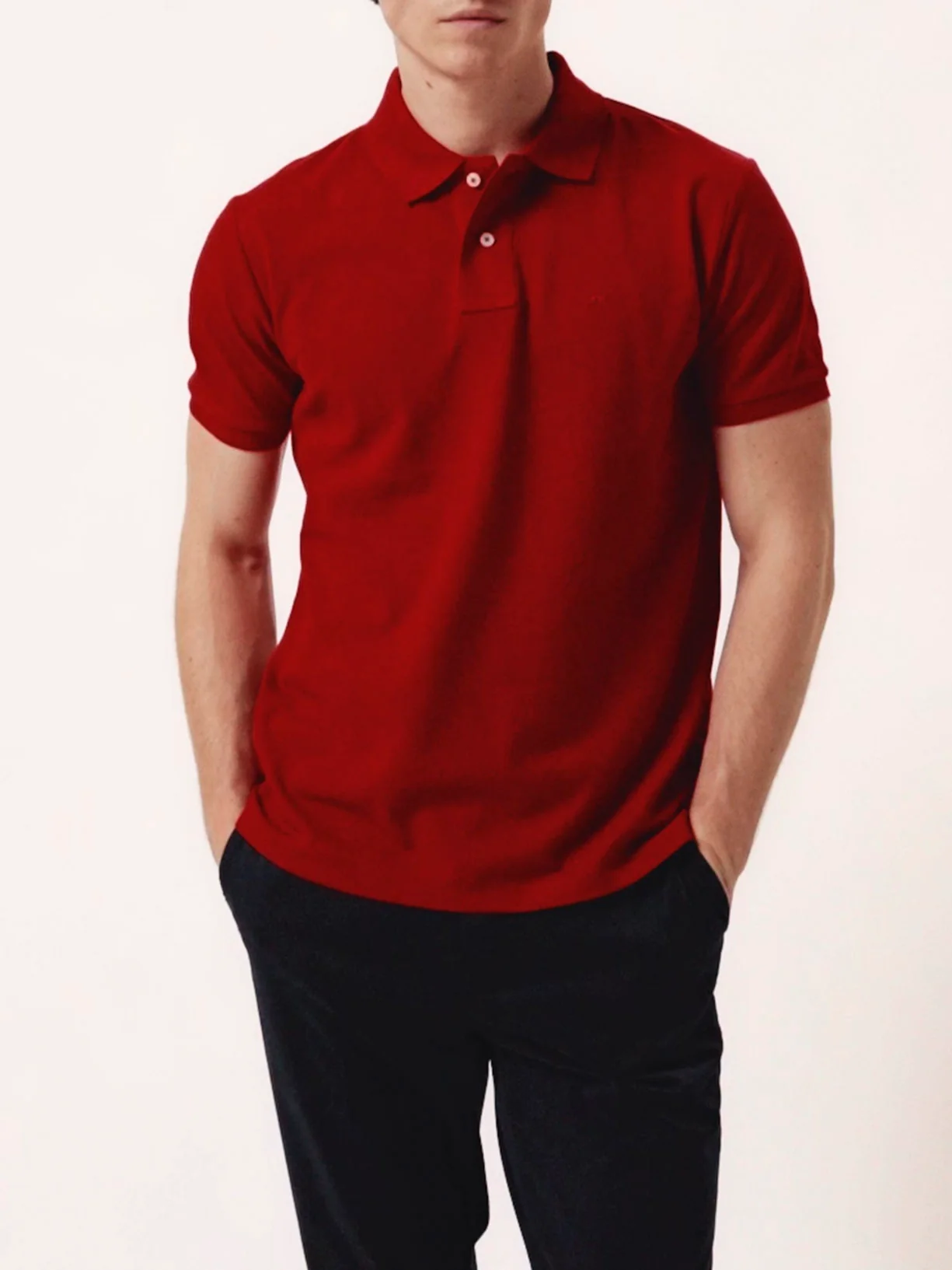 Premium Regular Fit Polo Piqué em 100% Algodão BCI - Image 4